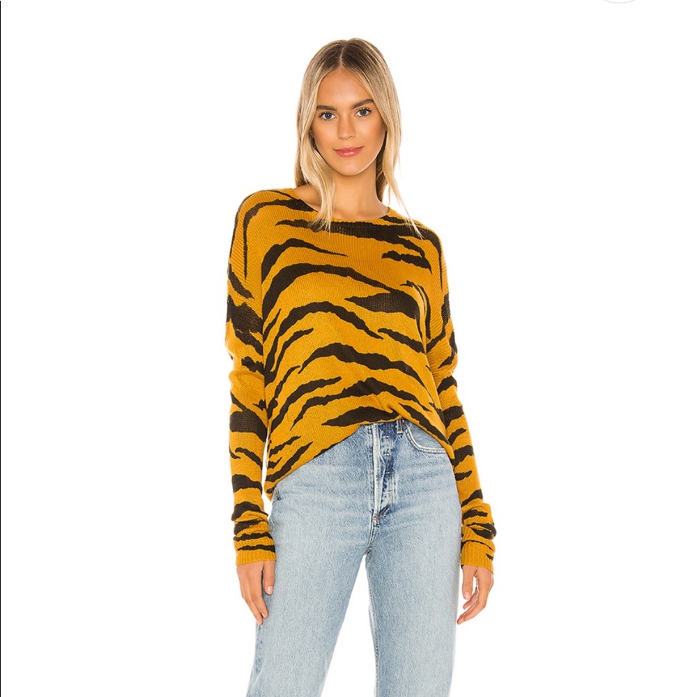 Show me your mumu bonfire sweater in great tiger